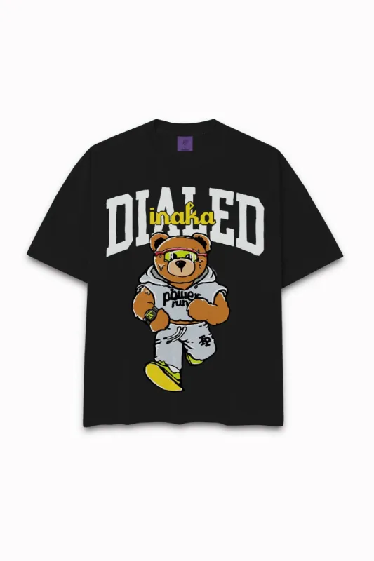 Locked In Teddy Tee - Black sold by Inaka power