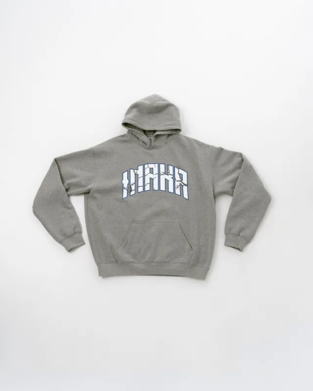 Lightning V2 Hoodie - Grey/Blue-White sold by Inaka power