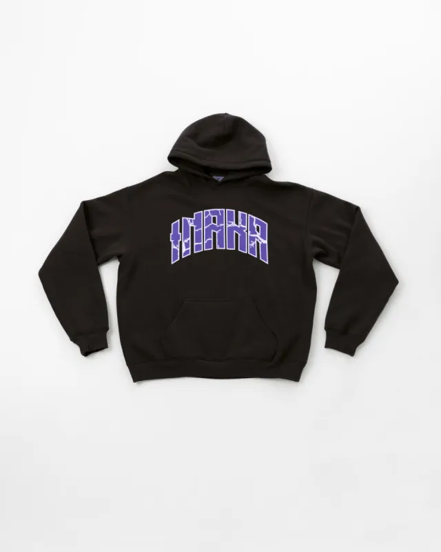 Lightning V2 Hoodie - Charcoal/Purple sold by Inaka power