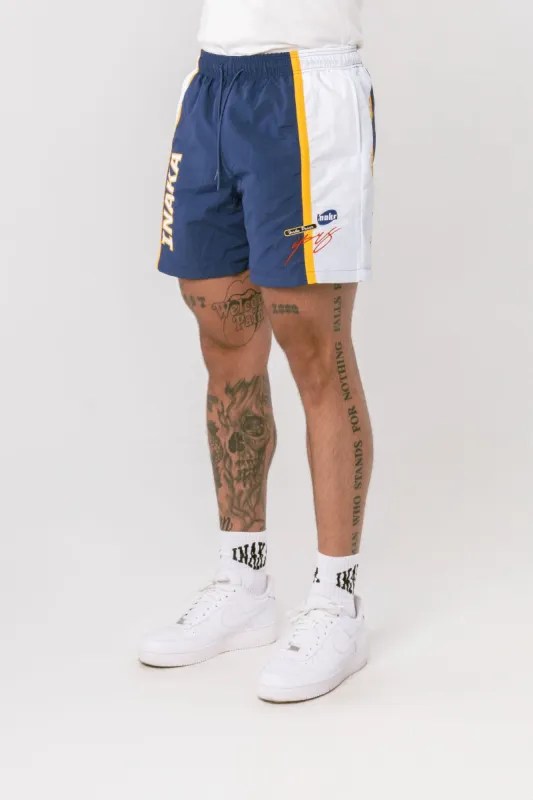 Men's Nylon Shorts - Racer Blue sold by Inaka power