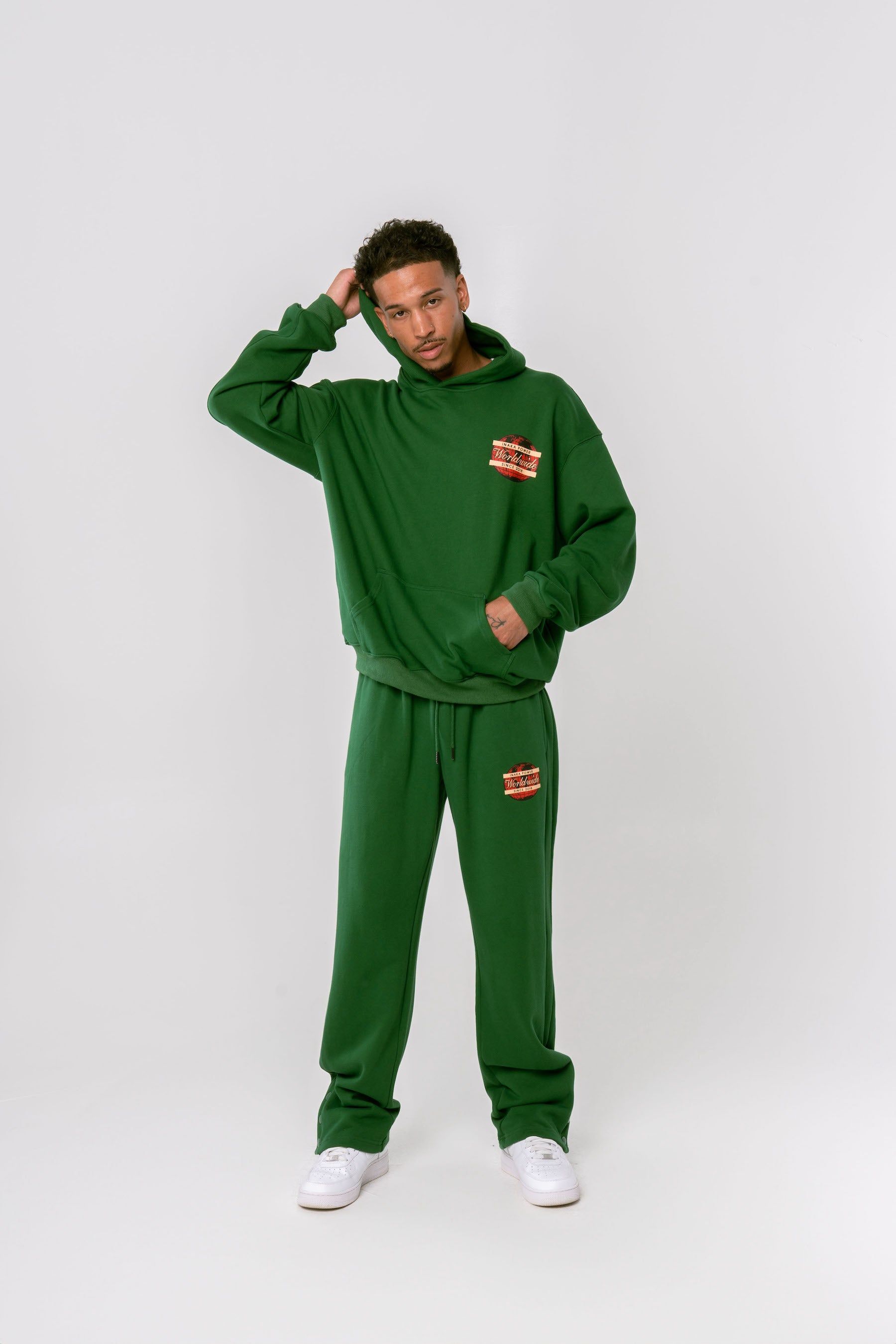 EST. Relaxed Sweats - Evergreen sold by Inaka power product image thumbnail 5