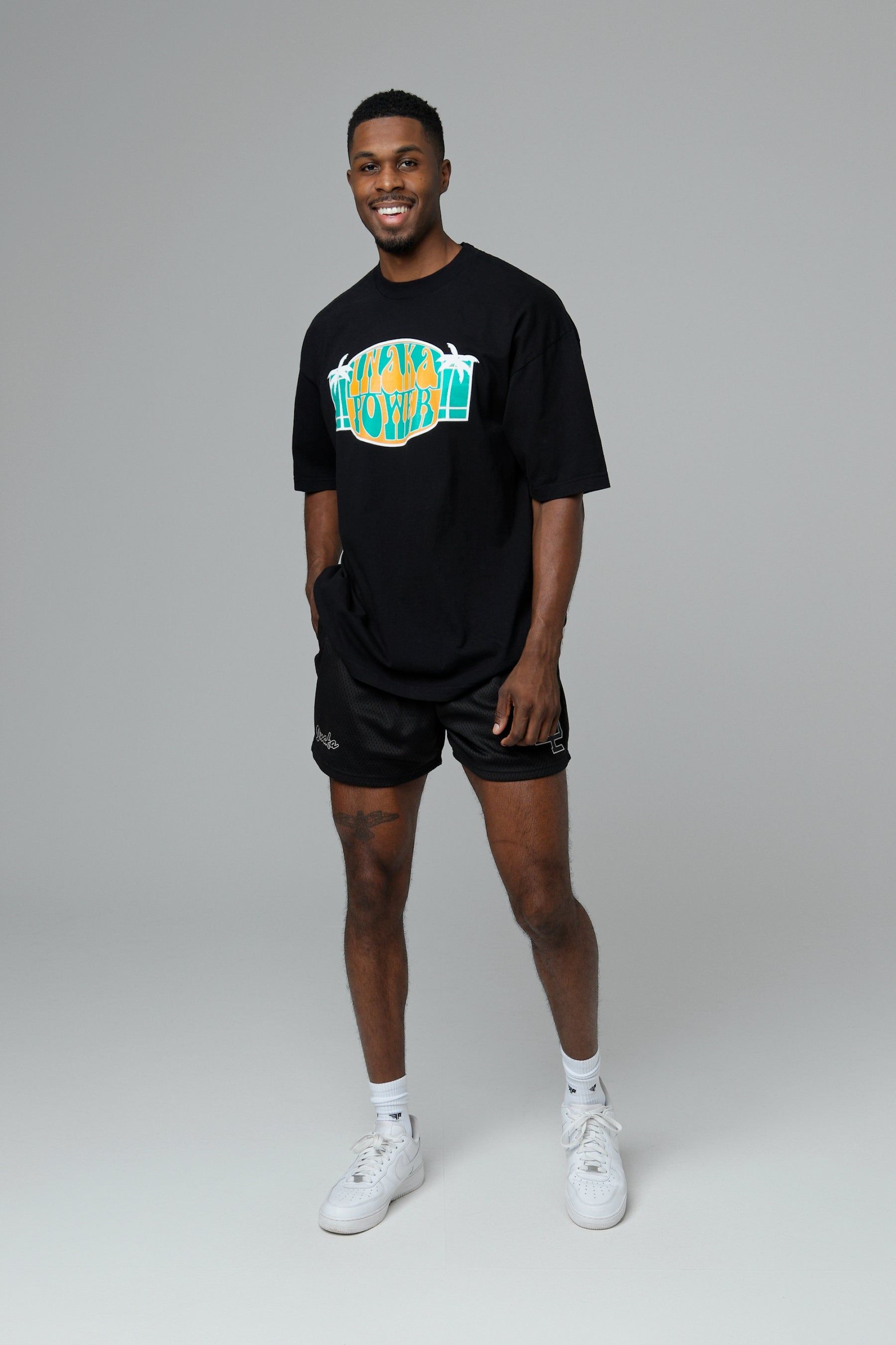 Palm Tee - Black sold by Inaka power product image thumbnail 2