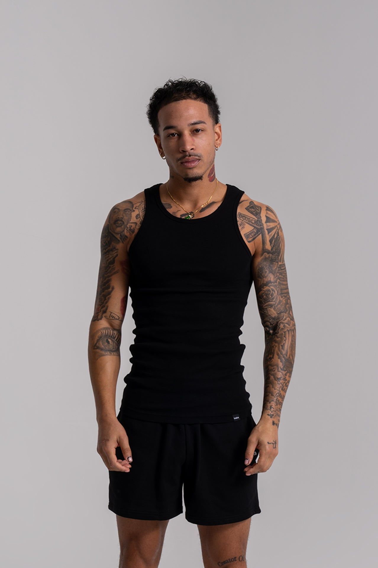 BASICS TANK - BLACK sold by Inaka power product image thumbnail 2