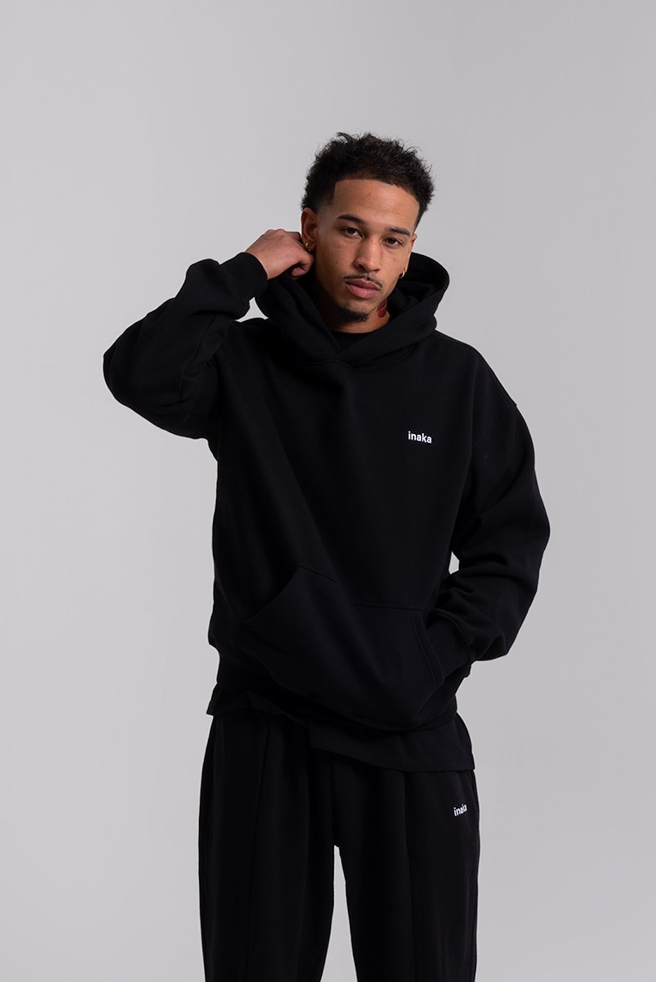 Basic Hoodie - Black sold by Inaka power product image thumbnail 2