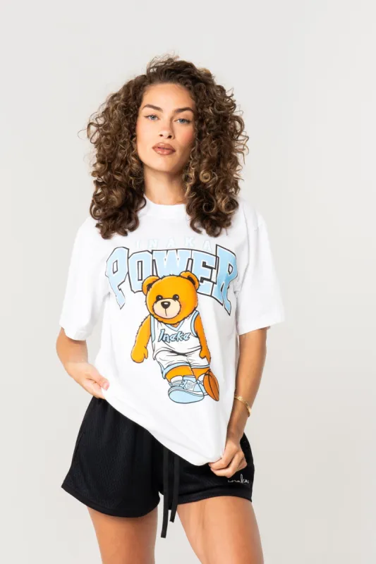 TARHEELS CROSSOVER TEDDY TEE - WHITE sold by Inaka power