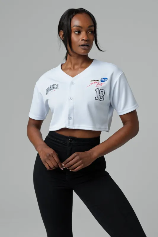 WOMEN'S IPRS CROPPED JERSEY - WHITE sold by Inaka power