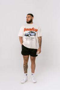 Power Porsche Tee - Cream sold by Inaka power