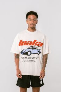 Power Porsche Tee - Cream sold by Inaka power