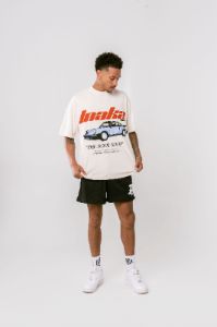Power Porsche Tee - Cream sold by Inaka power