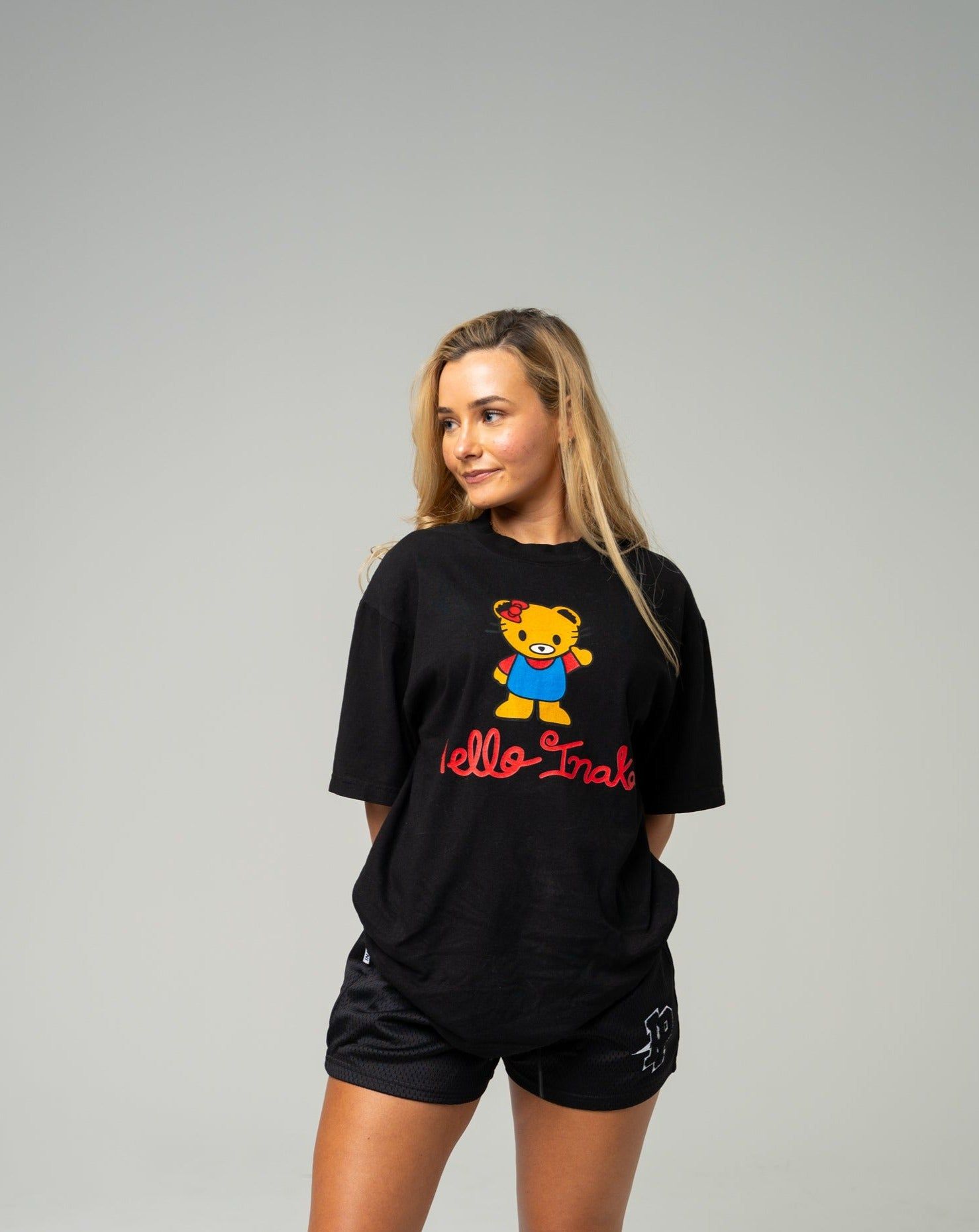 Hello INAKA Tee - Black sold by Inaka power