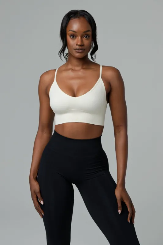 STELLA SEAMLESS BRA - SAND sold by Inaka power