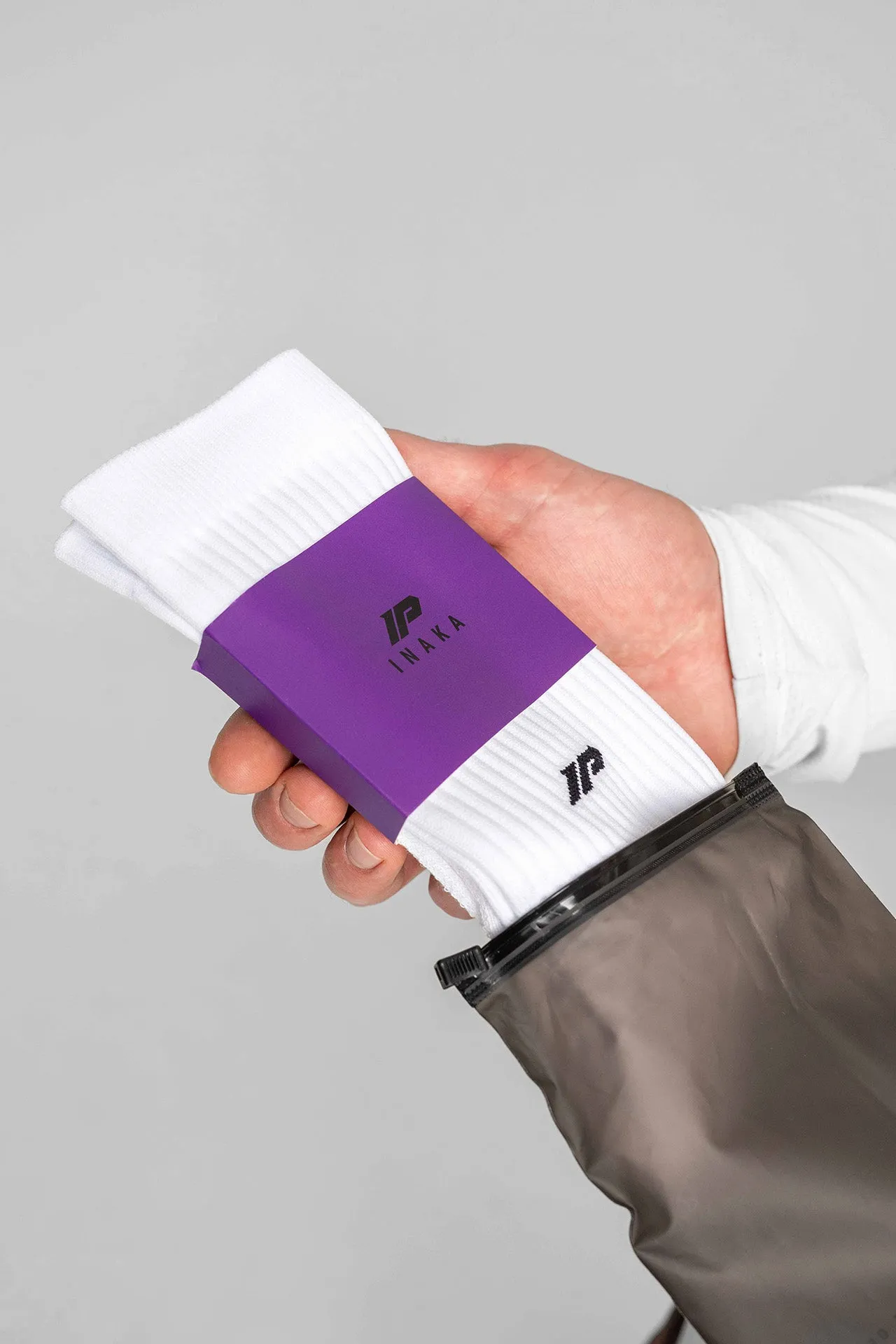 MEN'S PERFORMANCE SOCKS - WHITE sold by Inaka power product image thumbnail 4