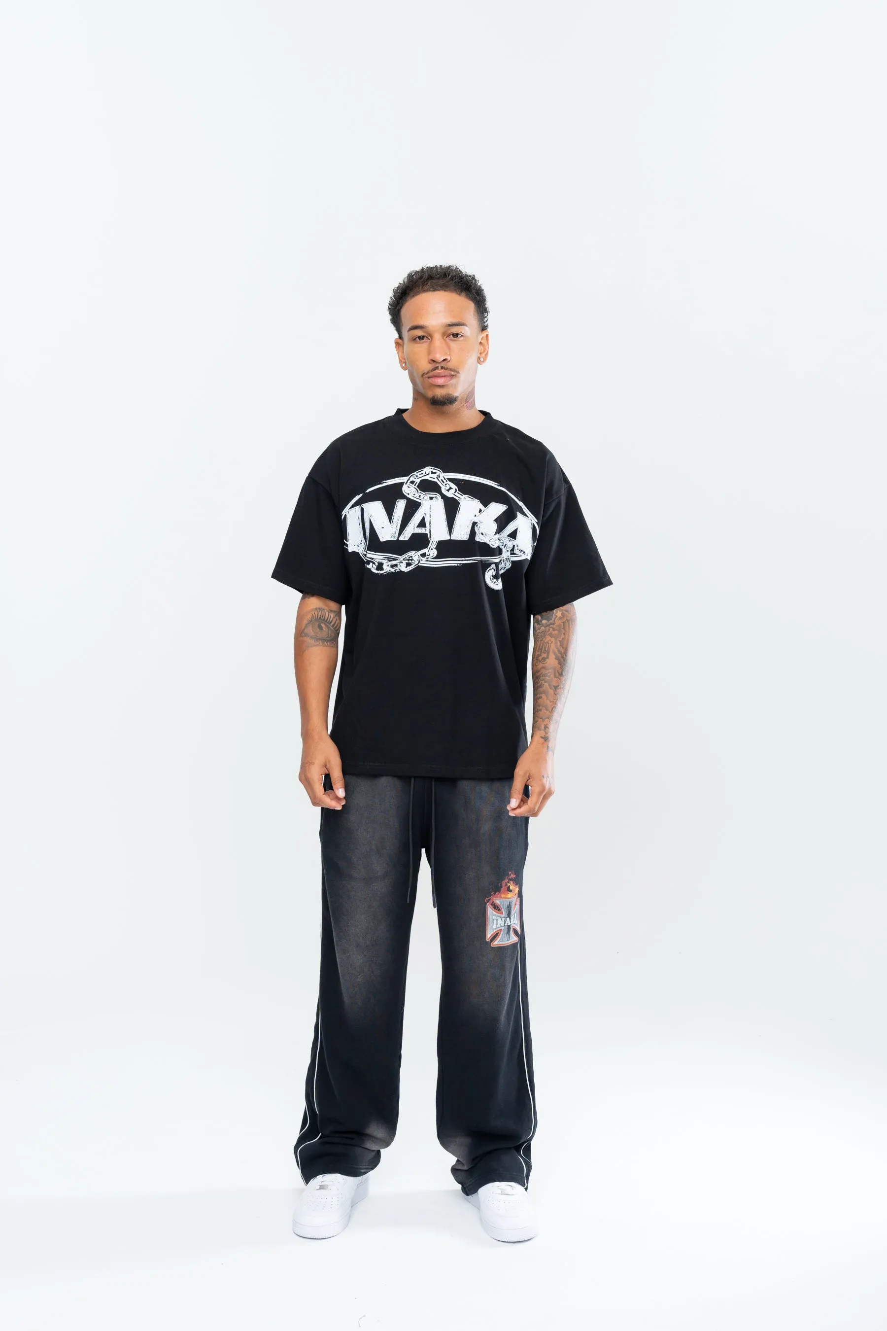 MIDNIGHT TOWING TEE- BLACK sold by Inaka power product image thumbnail 2