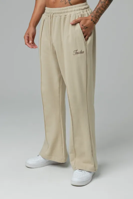 MEN'S FLARED SWEATS - DESERT TAN sold by Inaka power