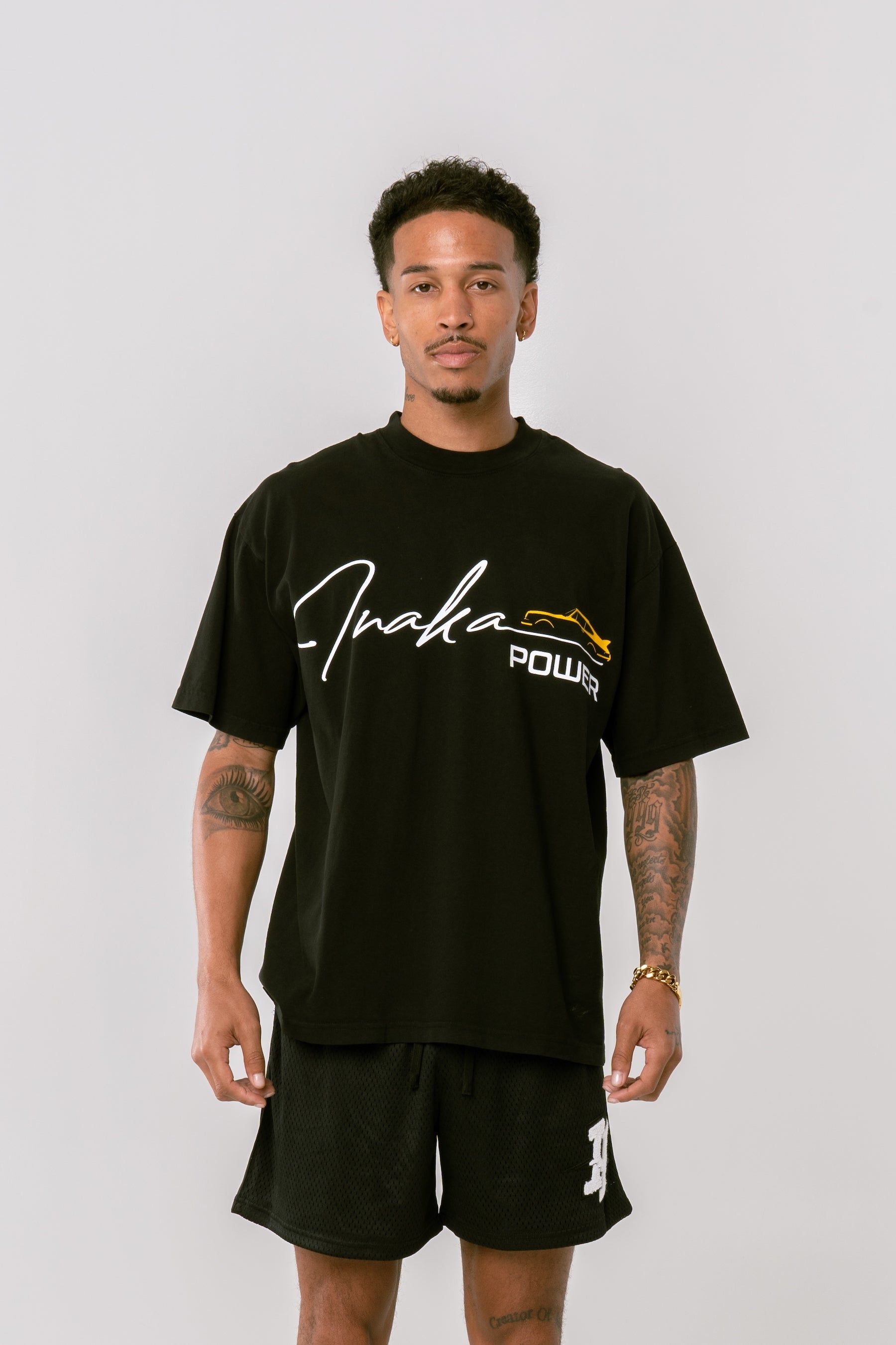 Pit Crew Tee - Black sold by Inaka power