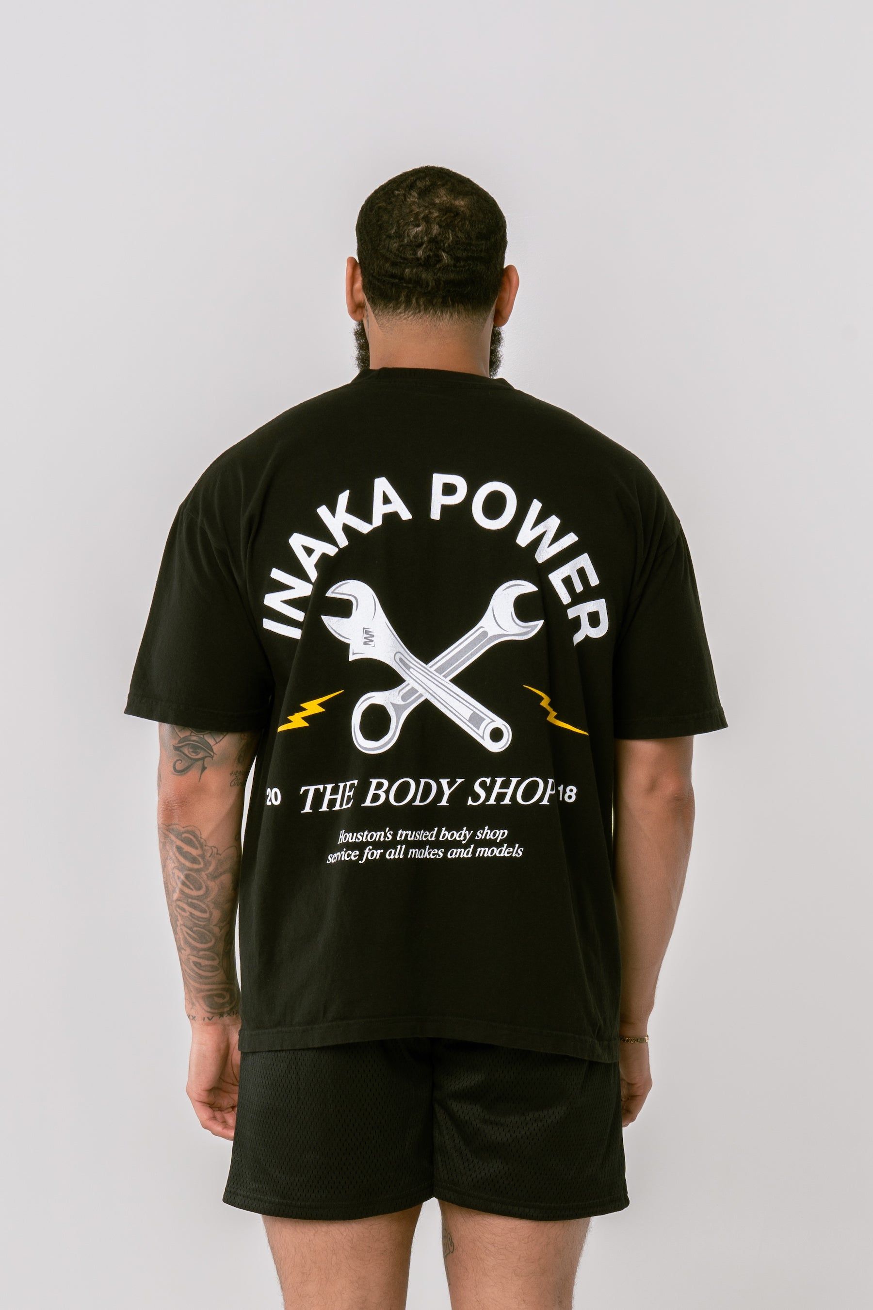 Pit Crew Tee - Black sold by Inaka power product image thumbnail 8
