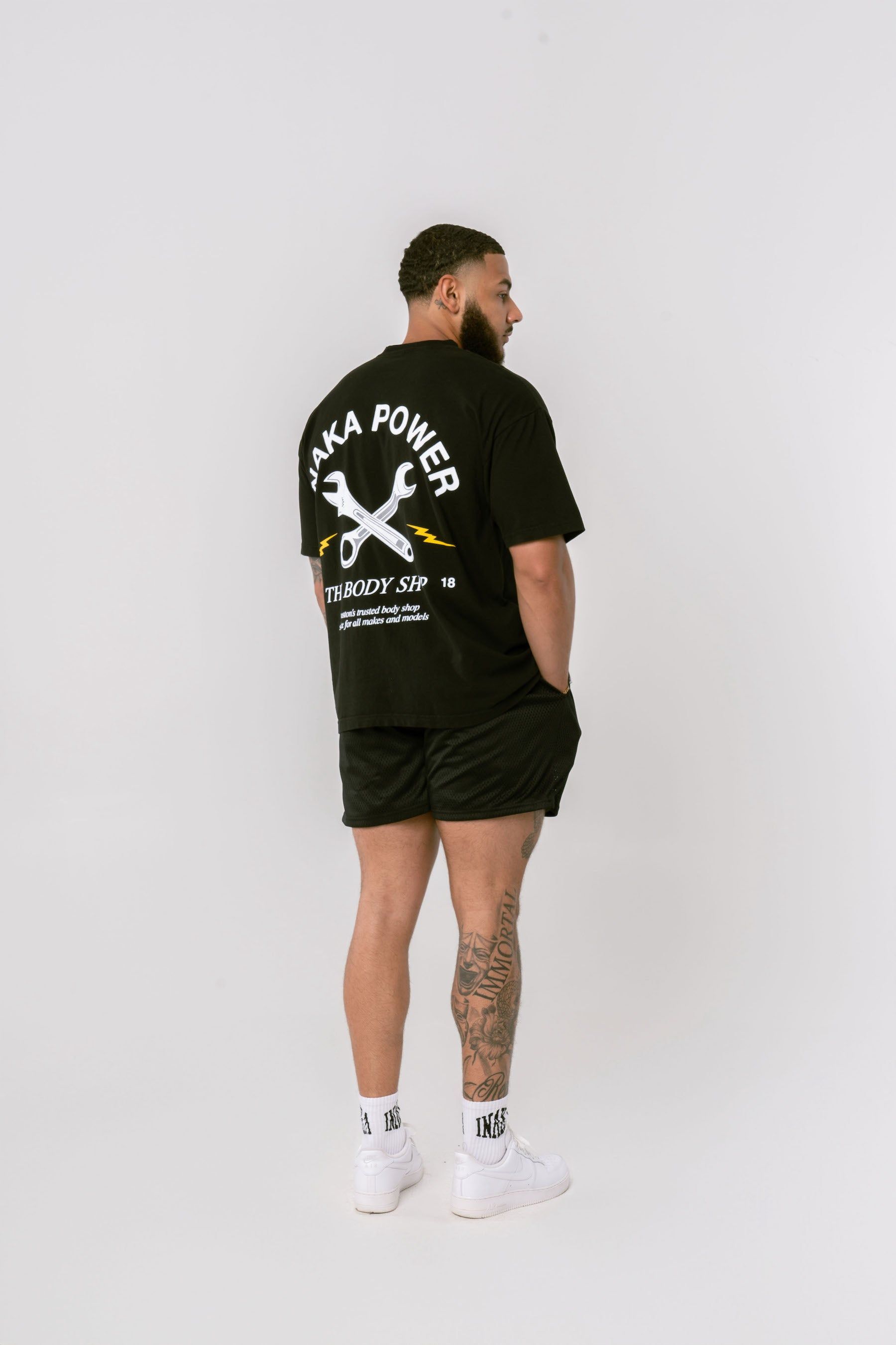 Pit Crew Tee - Black sold by Inaka power product image thumbnail 7