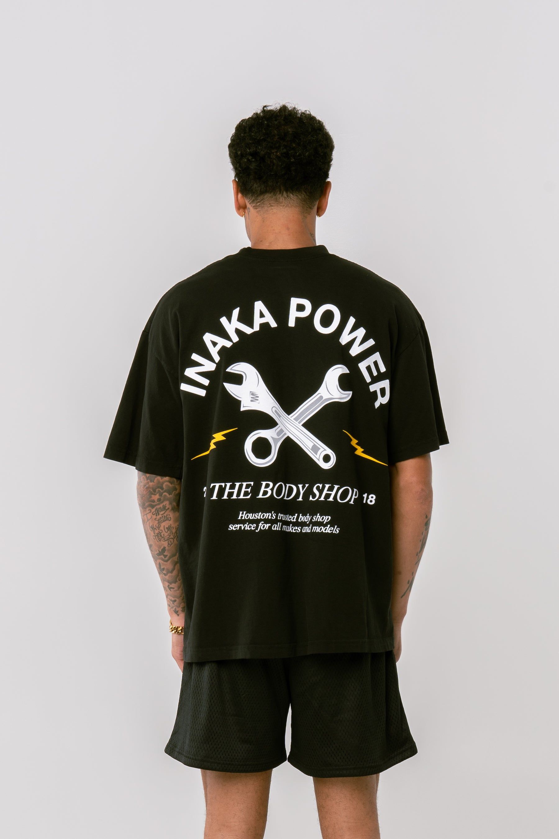 Pit Crew Tee - Black sold by Inaka power product image thumbnail 4