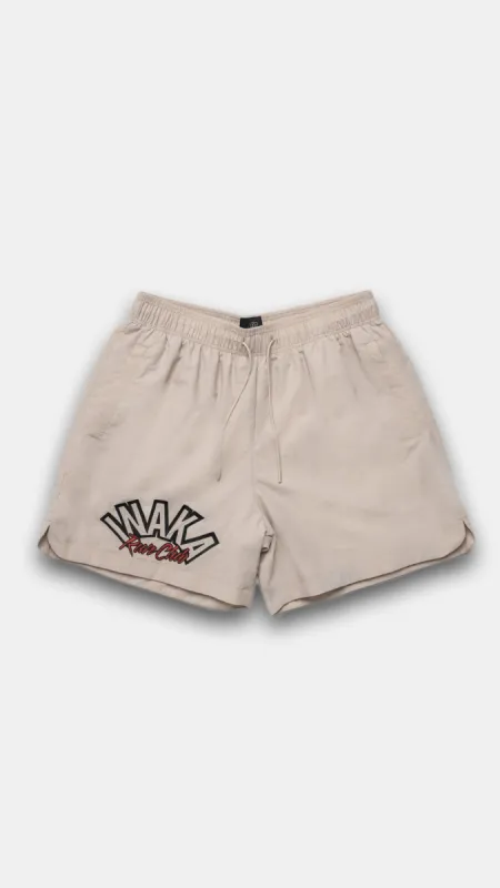 MEN'S NYLON DIAL SHORTS - CREAM sold by Inaka power