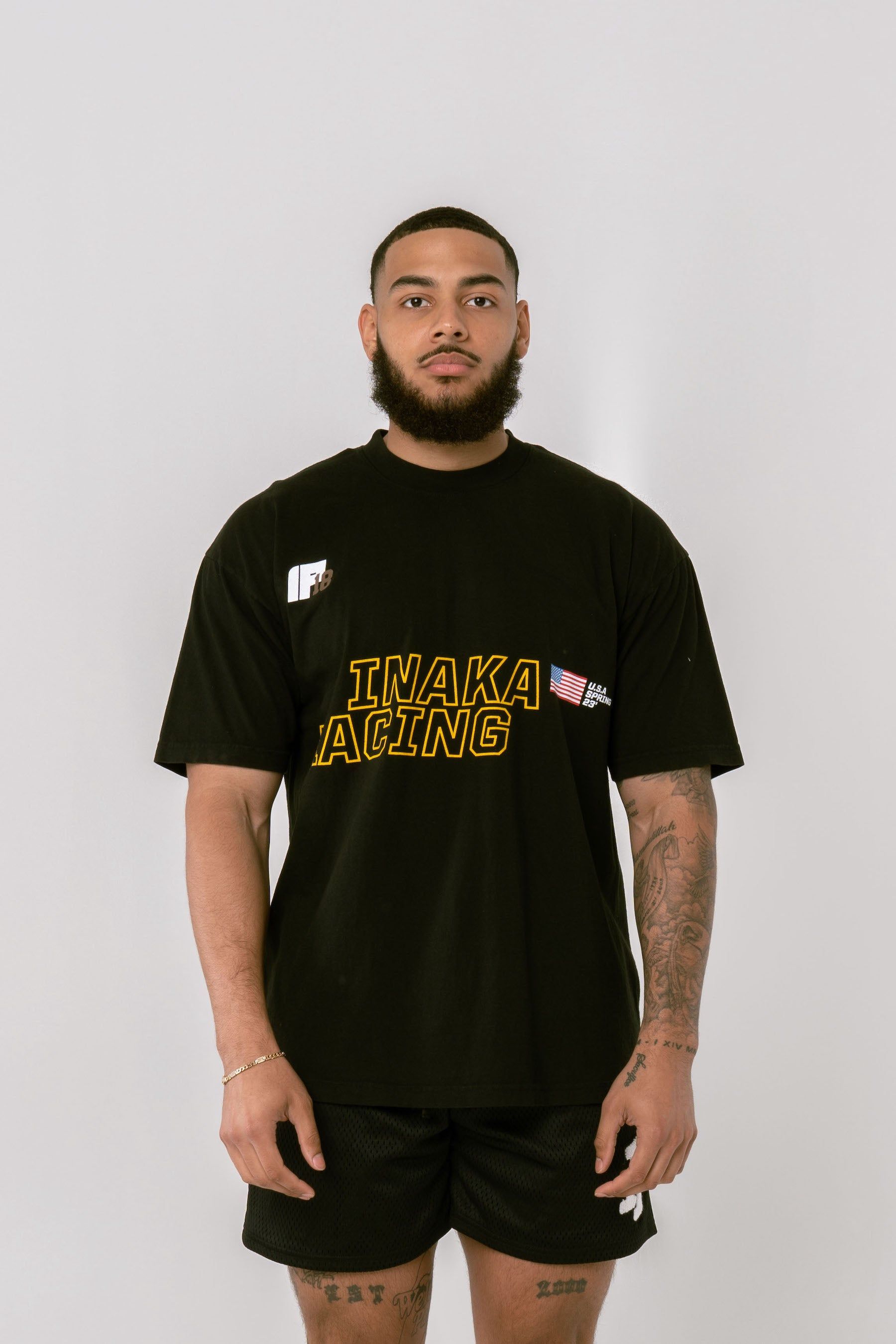 Track Tee - Black sold by Inaka power product image thumbnail 7