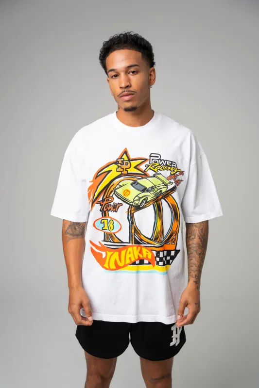 Power Racing Tee - White sold by Inaka power