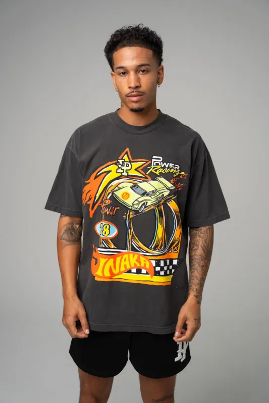 Power Racing Tee - Vintage Black sold by Inaka power