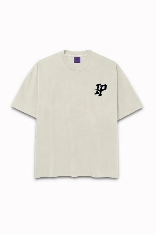 IP Badge Tee - Cream sold by Inaka power
