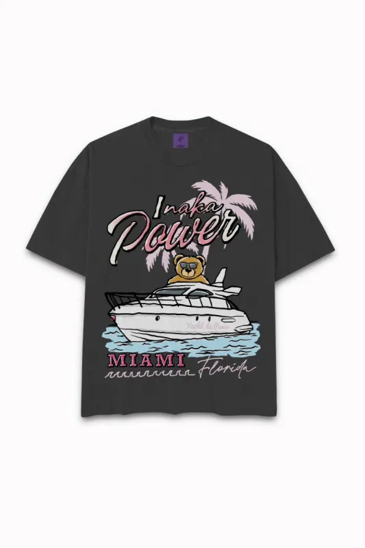 Yacht Teddy Tee - Vintage Black sold by Inaka power
