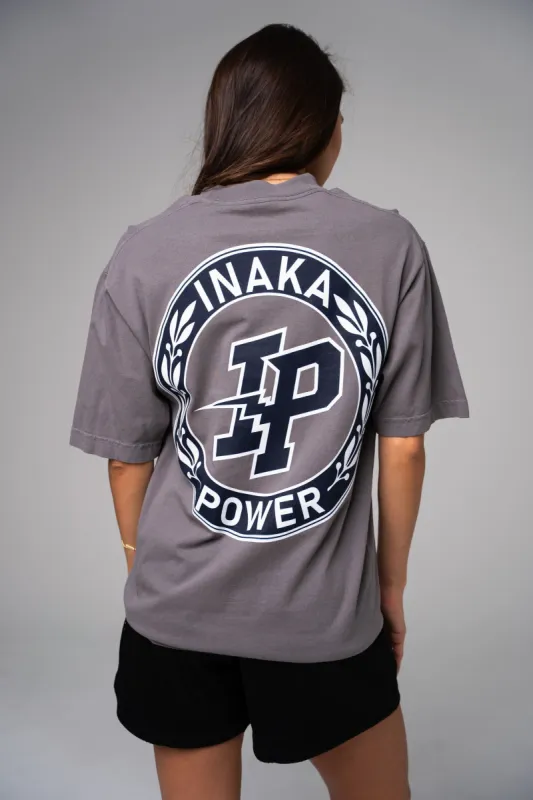 IP Emblem Tee - Charcoal sold by Inaka power