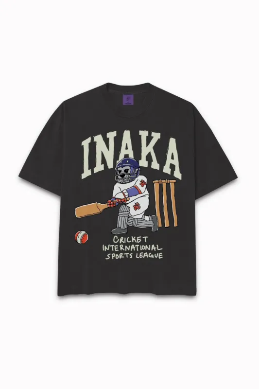 Club Cricket Teddy Tee - Vintage Black sold by Inaka power