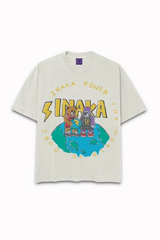 INAKA Planet Tee - Cream sold by Inaka power