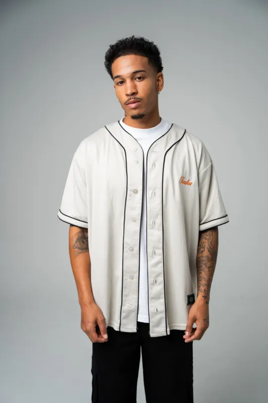 Men's Baseball Jersey - Concrete sold by Inaka power