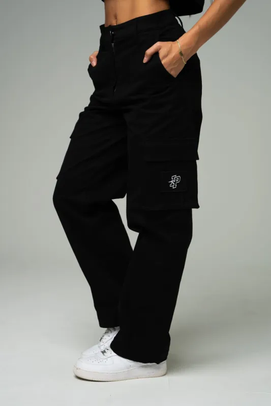 Women's Cargo Pants - Black sold by Inaka power