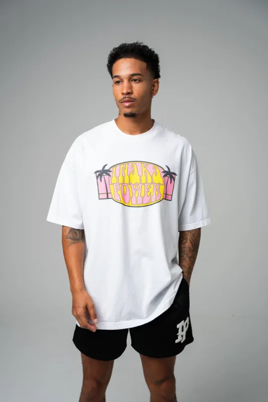 Palm Tee - White sold by Inaka power
