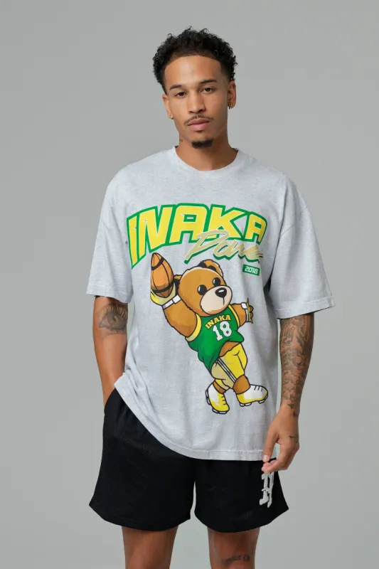 Green Bay Teddy Tee - Grey sold by Inaka power