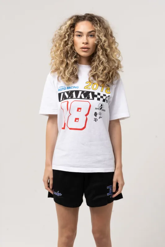 Speedway Tee - White sold by Inaka power