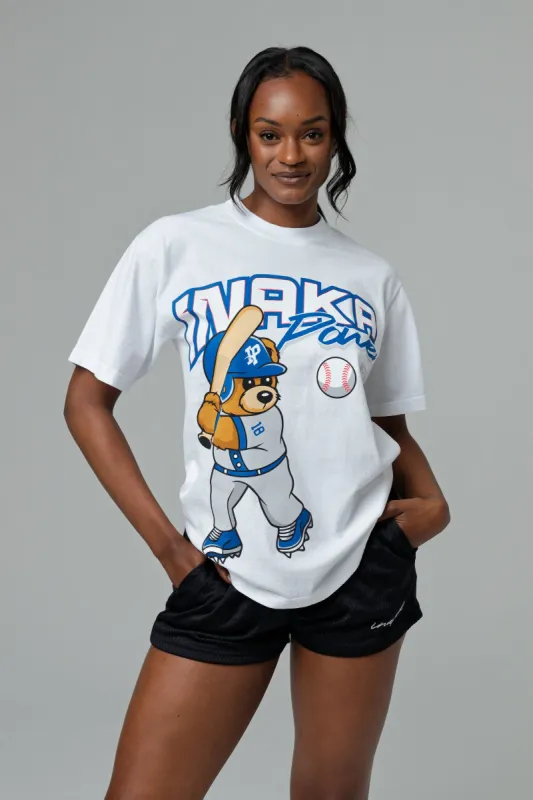 LA Teddy Tee - White sold by Inaka power