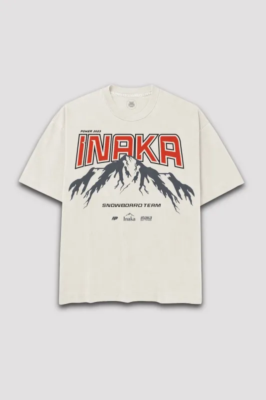 Power Peak Tee - Cream sold by Inaka power