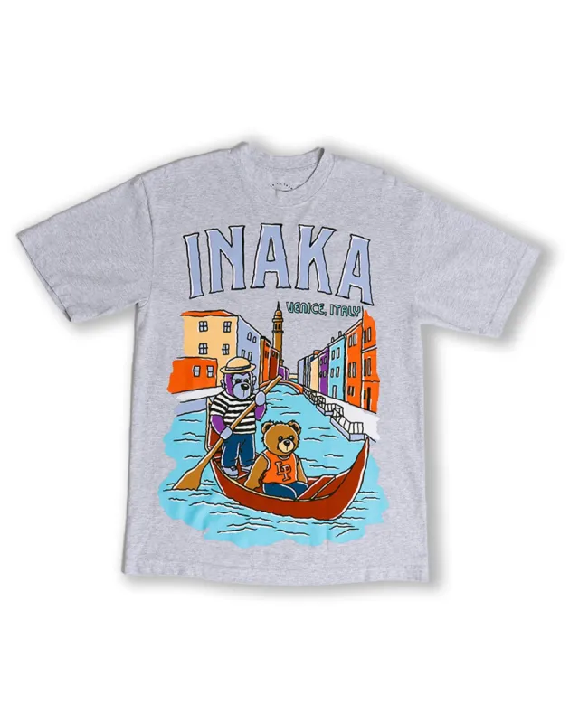 Italy Teddy Tee - Heather Grey sold by Inaka power