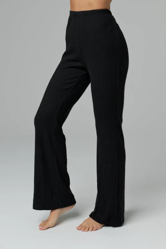 Women's Flared Lounge Pants - Onyx sold by Inaka power