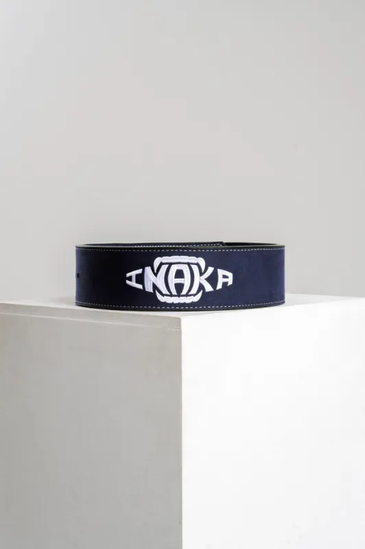 13mm Lever Suede Belt - Navy sold by Inaka power