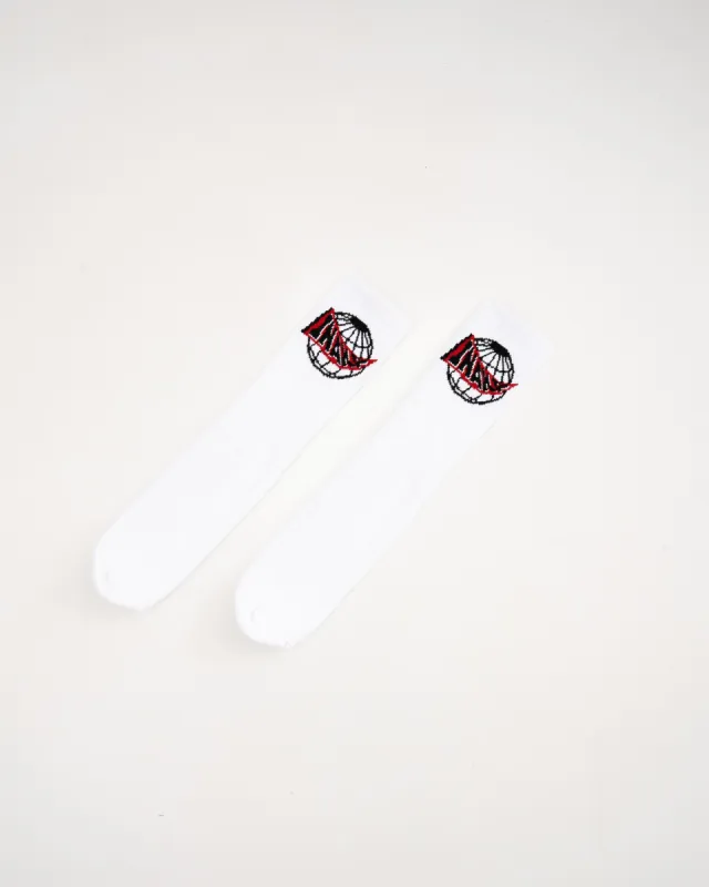 Curve Socks - White sold by Inaka power