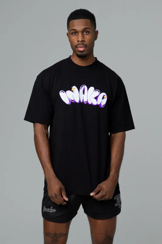 Graffiti Tee - Black sold by Inaka power
