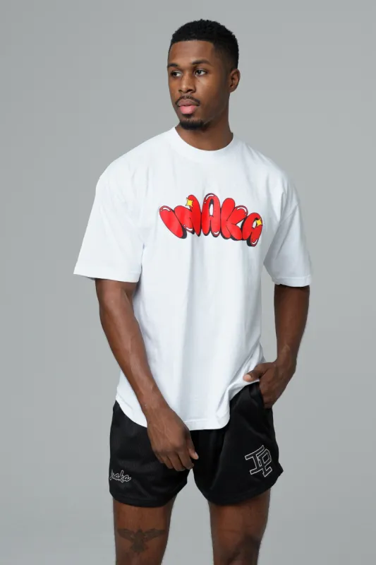 Graffiti Tee - White sold by Inaka power