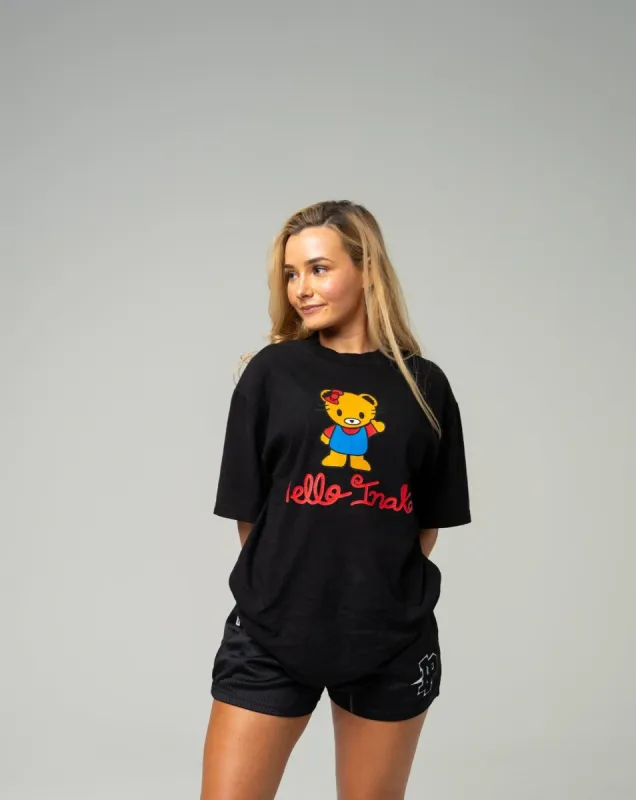 Hello INAKA Tee - Black sold by Inaka power