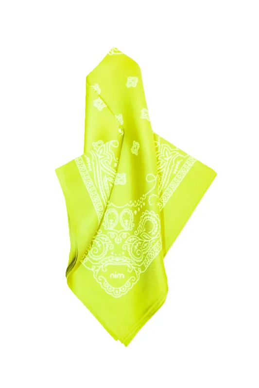 Silk Bag Scarf - Neon sold by Nim the Label