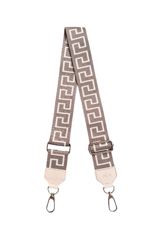 Shoulder Strap - Taupe/Crème Key sold by Nim the Label