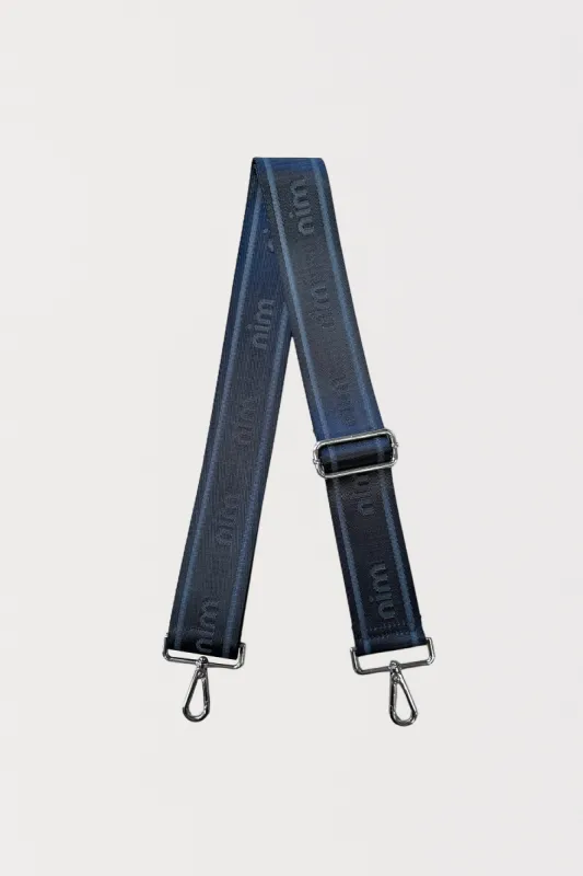 Shoulder Strap - Charcoal Mono + Silver sold by Nim the Label