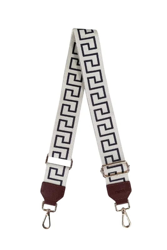 Shoulder Strap - Bone/Charcoal Key sold by Nim the Label