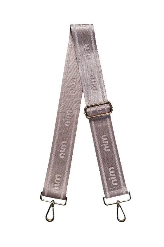 Shoulder Strap - Taupe Mono + Gold sold by Nim the Label